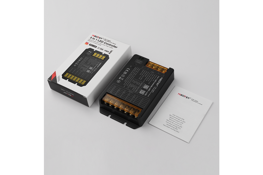 MiLight MiBoxer High Power 30A 5 in 1 RF 2.4G + Wifi Einfarbig/Dual White/RGB/RGBW/RGBCCT Dimmer Controller |12-48V