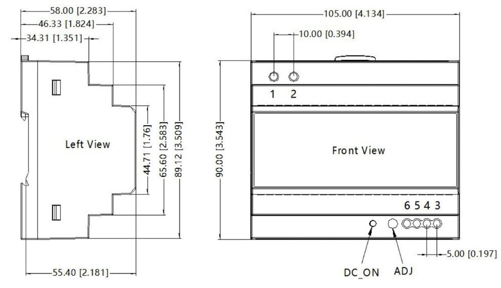 GLP GLP 24V/6.25A/150W DIN-Schienen-Netzteil