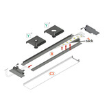 LINEA14 V2 14mm Versenktes Led-Profil 2m