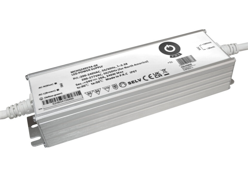 POS-POWER POS-Power Wasserdichtes Netzgerät DC 24V 240 Watt 10 Ampere