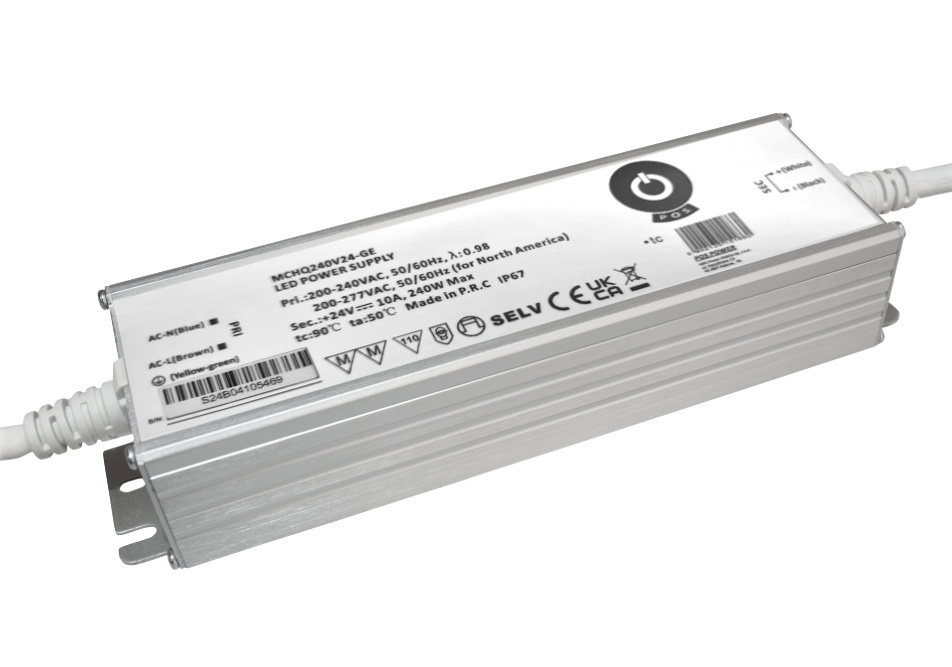 POS-POWER POS-Power Wasserdichtes Netzgerät DC 24V 240 Watt 10 Ampere