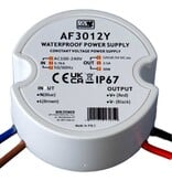 MWPower Wasserdichtes Mini-Netzteil Ø50mm - DC 12V 30 Watt 2.5A - IP67 1.25A - IP67