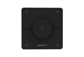 MiLight Kabelloser Wanddimmer mit Szenensteuerung für Dual White Lighting - Schwarz