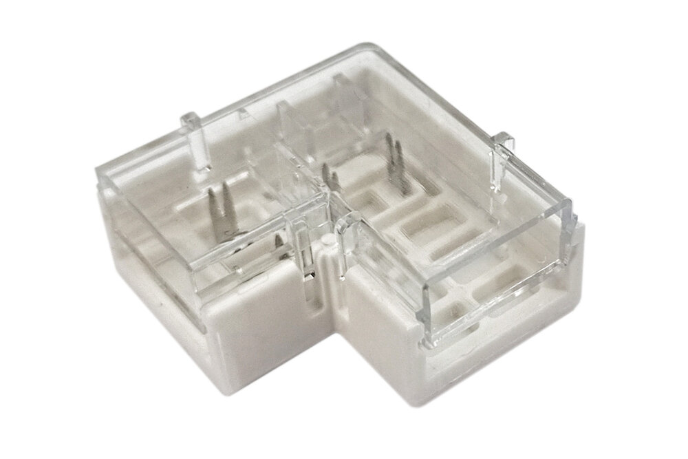 Applamp Lötfreier Winkelverbinder IP68 für 8mm einfarbige wasserdichte COB-LED-Streifen