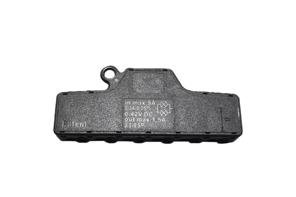 WorldUniqueen 6-Wege DC-Stromversorgungssplitter mit Klemmkontakten