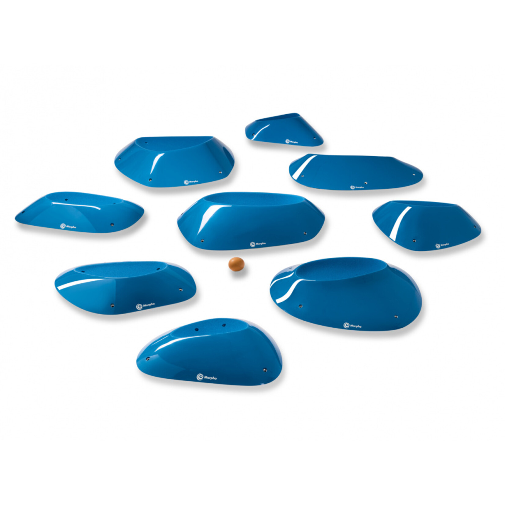 Morpho Craters "  WHITE " 9 Macro's Dual Text