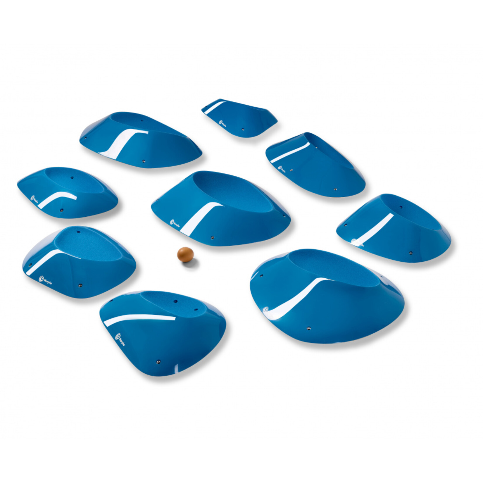 Morpho Craters "  WHITE " 9 Macro's Dual Text