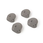 Axis Round Edges Down Climb Holds with Arrow. * GREY * 4 per set