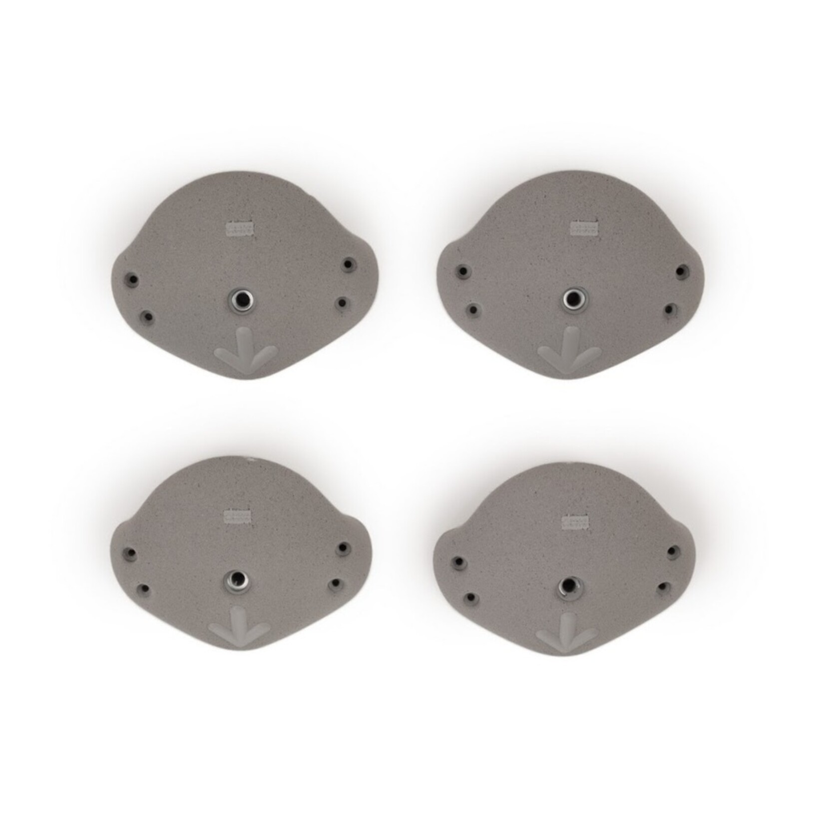 Axis Round Edges CoDown Climb Holds with Arrow. * GREY * 4 per set