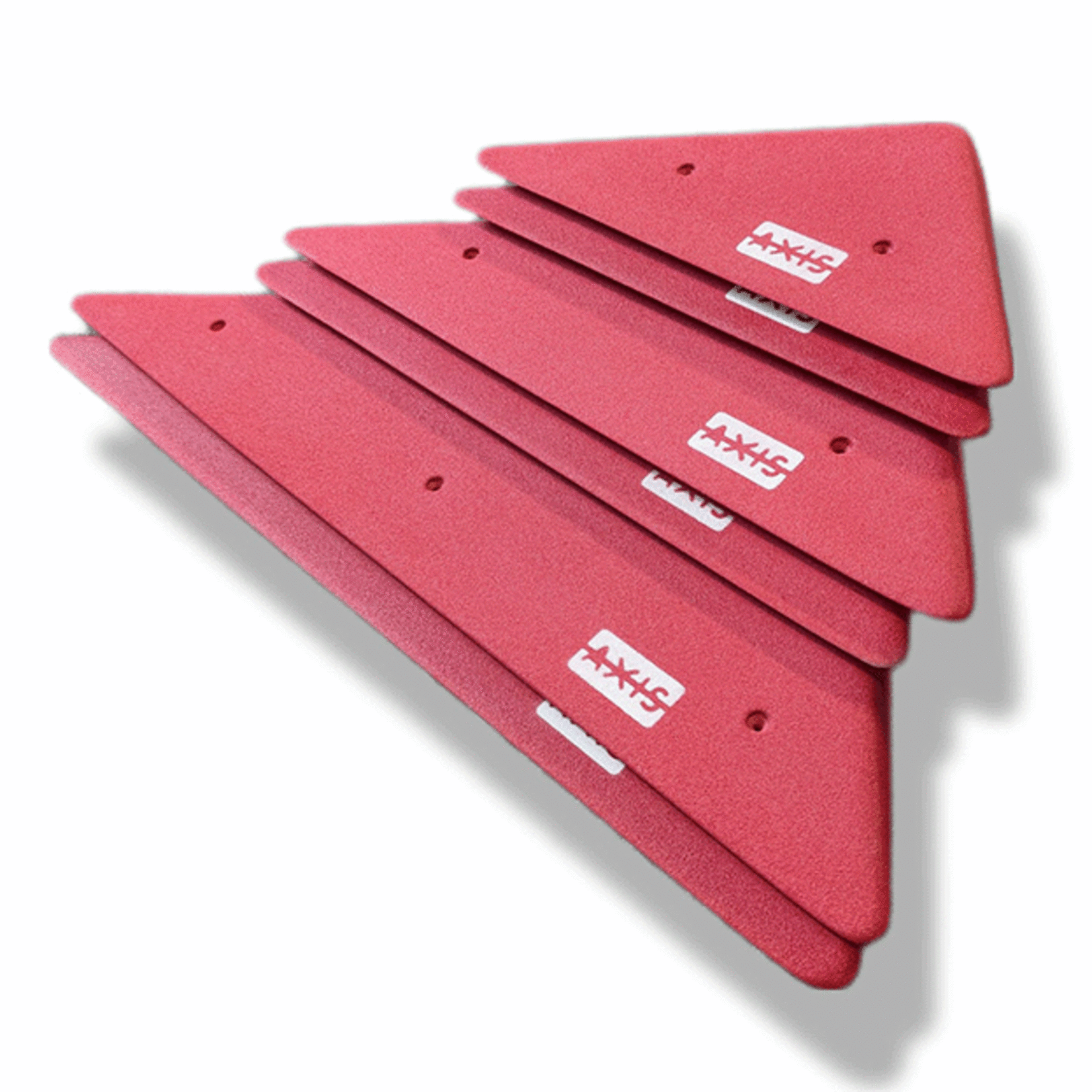 Axis Round Edges 15 Degrees Stackers  *RED* 2 X #4-#5-#6