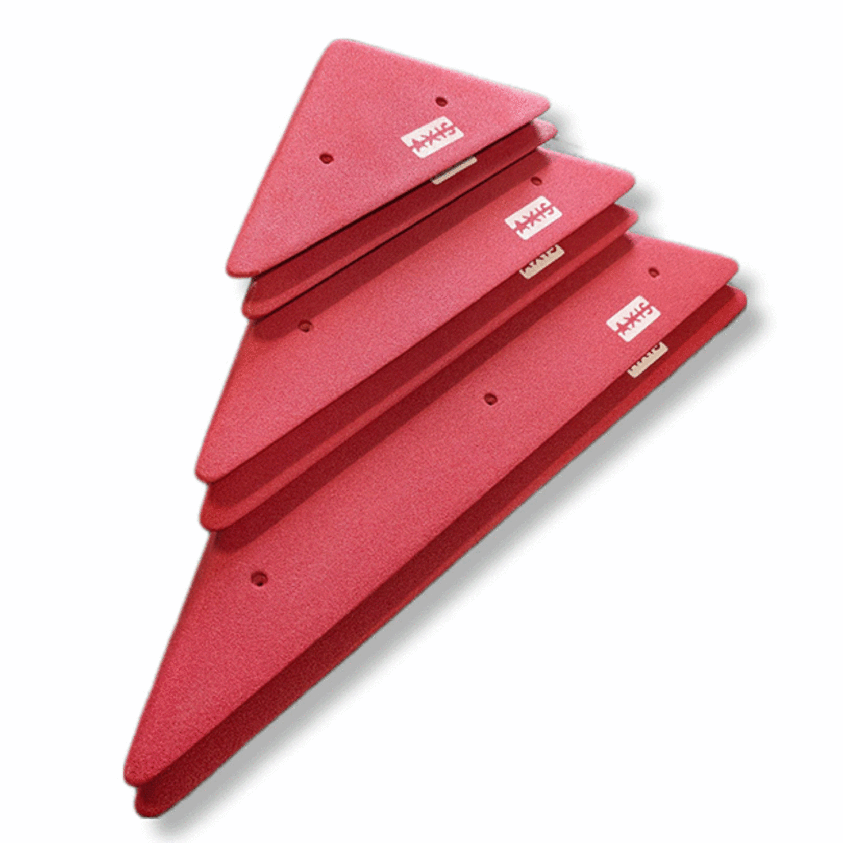 Axis Round Edges 15 Degrees Stackers  *RED* 2 X #4-#5-#6