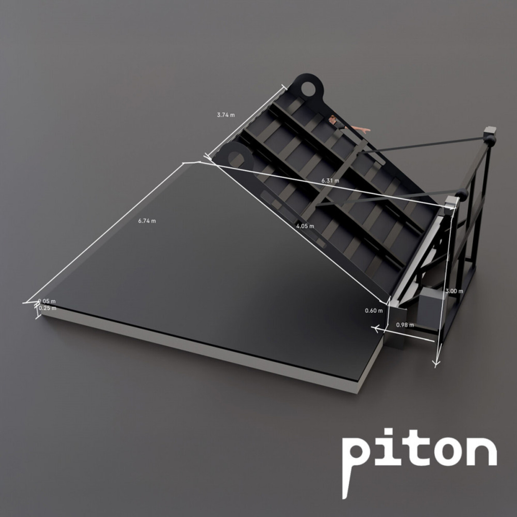 Piton Take your climbing workouts to the next level with this self standing  adjustable wall, made in France and designed to meet the needs of climbers of all levels,