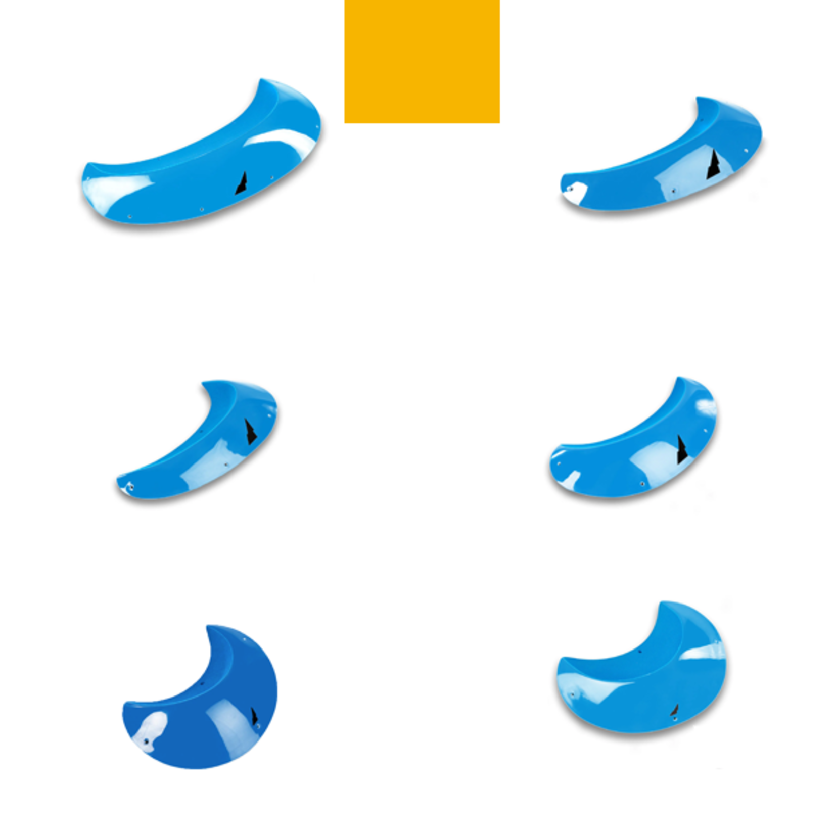 Rock City Spore Mono " GEEL " Color Dual Texture 24 Macro's 45cm - 100cm