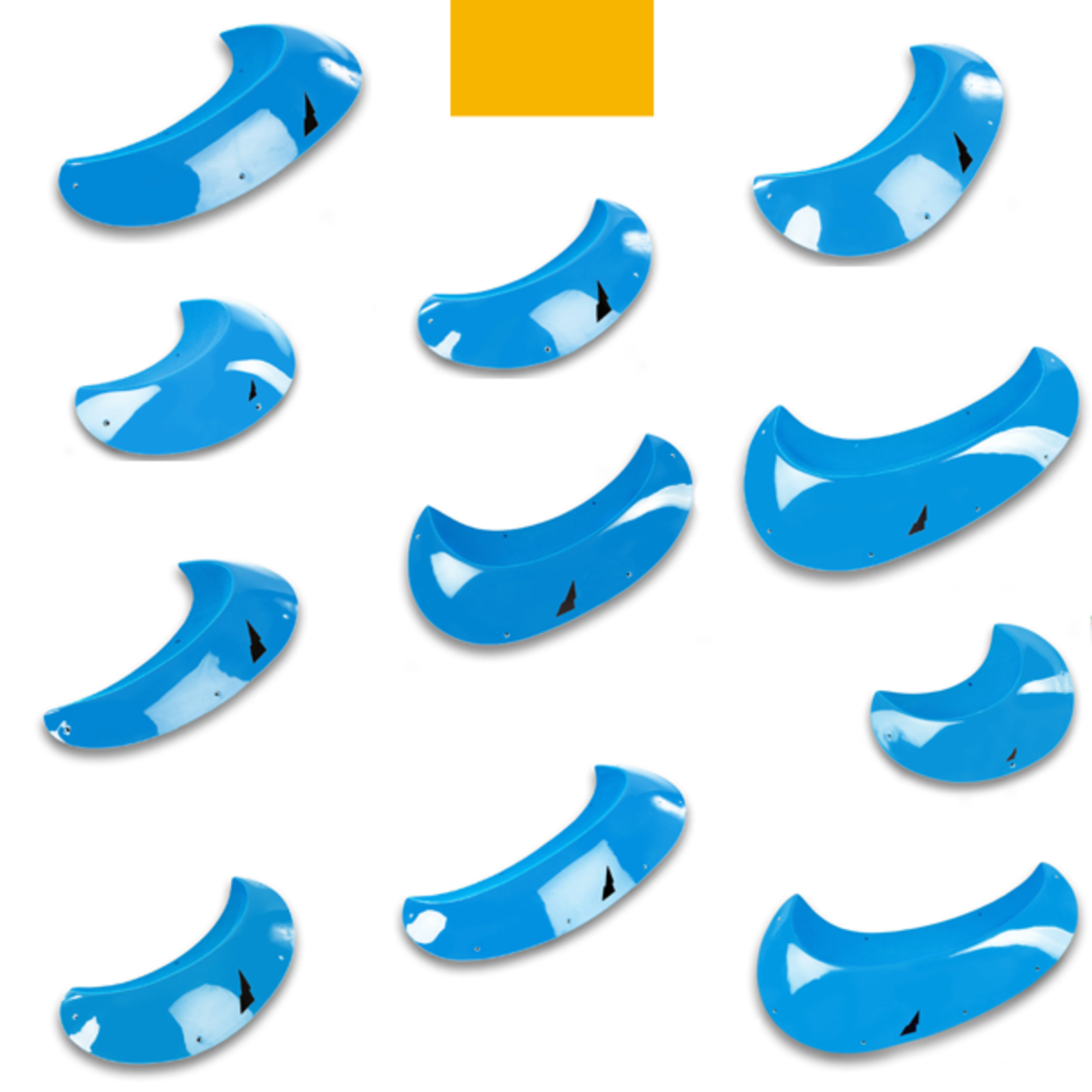 Rock City SSpore Mono " YELLOW  " Color Dual Texture 24 Macro's 45cm - 100cm