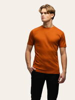 TRIAD'ORO Slim Fit T-Shirt Burned Orange