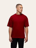 TRIAD'ORO Loose Fit T-Shirt Bordeaux Red