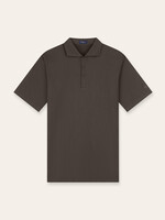 TRIAD'ORO Riviera Buttoned Polo Brown