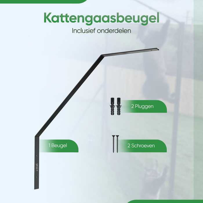 SPUUT Kattengaasbeugel - Hoog