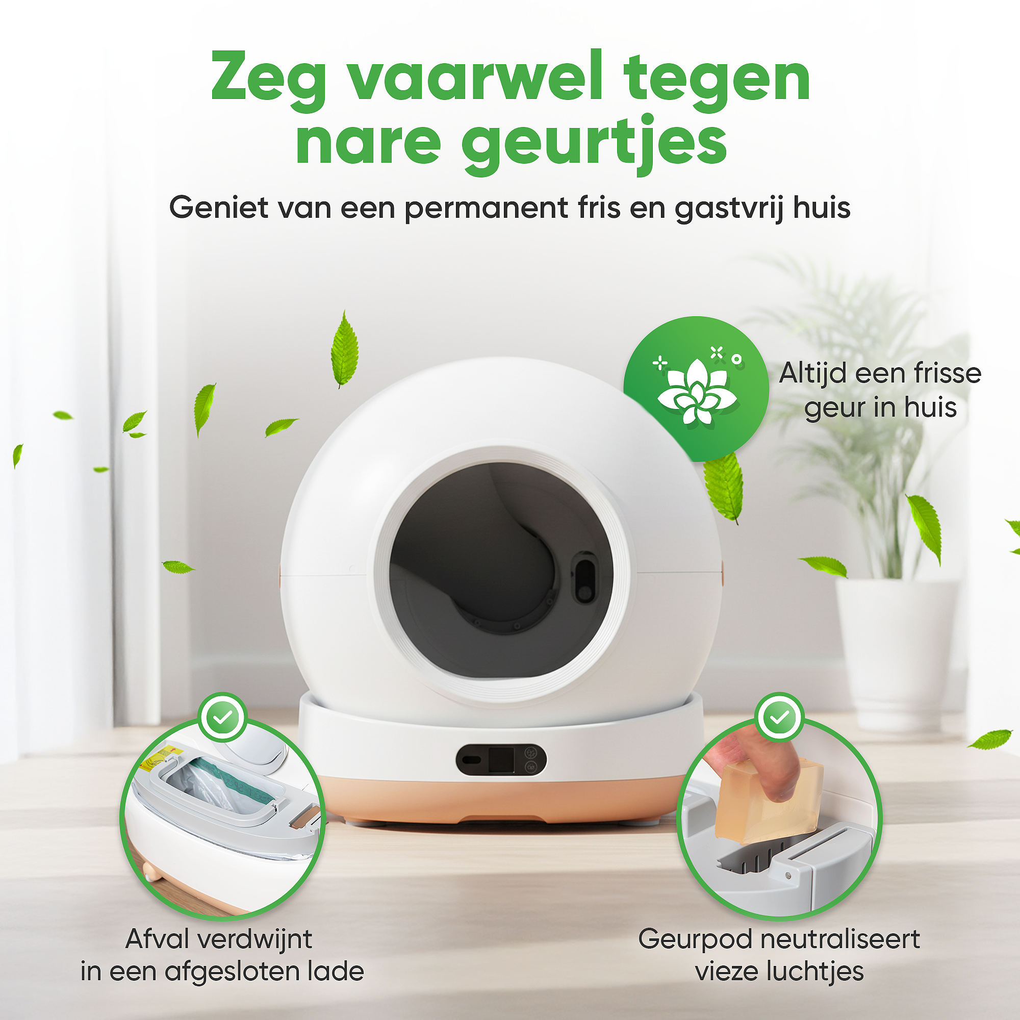 SPUUT Automatische Kattenbak CB003