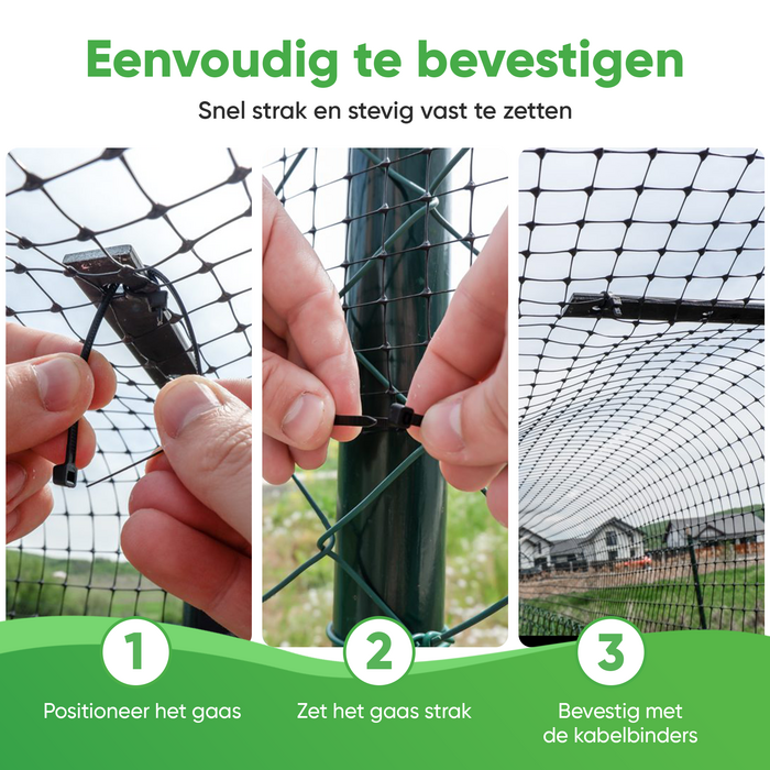 SPUUT Kabelbinders - Zwart - 100 stuks