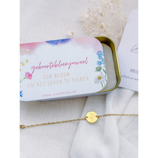 BRACELET FLEUR DE NAISSANCE