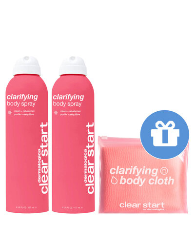 Dermalogica Clear Start Clarifying Body Spray Duo +GIFT