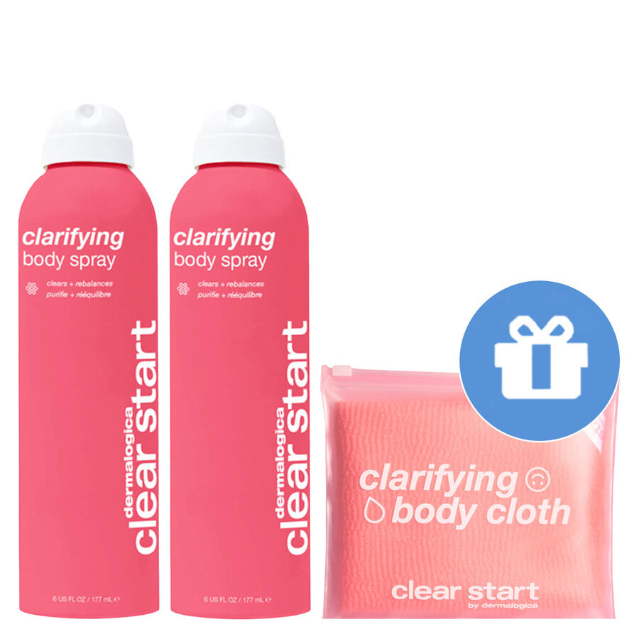 Clear Start Clarifying Body Spray Duo +GIFT