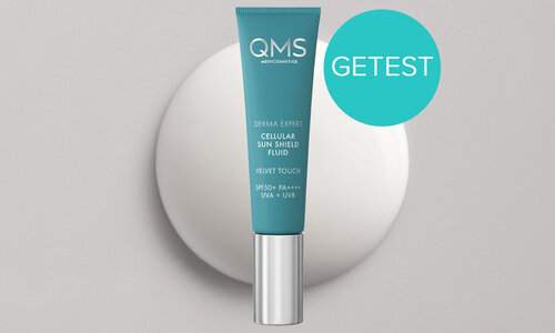 Getest! QMS Derma Expert Cellular Sun Shield Fluid Velvet Touch SPF50+ 30ml 