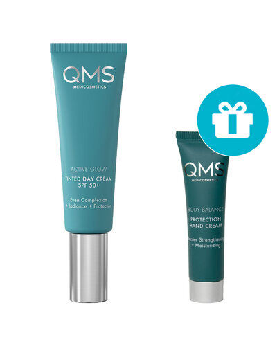 QMS Active Glow Tinted Day Cream SPF50 +GIFT