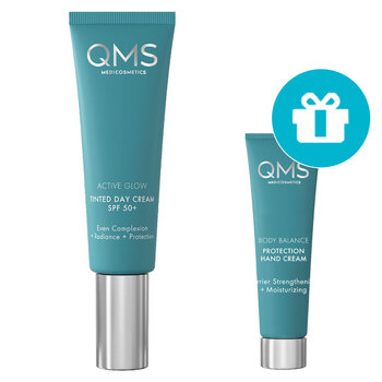QMS Active Glow Tinted Day Cream SPF50 +GIFT