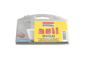 Soudal Kitspatel- en afstrijkset voor kitvoegen 4st