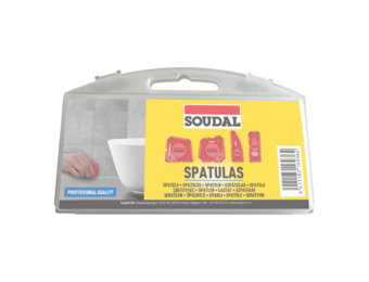 Soudal Kitspatel- en afstrijkset voor kitvoegen 4st