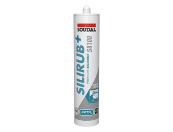 Soudal Silirub+S8100 Sanitairkit Antraciet 300ml