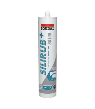 Soudal Soudal Silirub+S8800 Sanitairkit Trijs 300ml