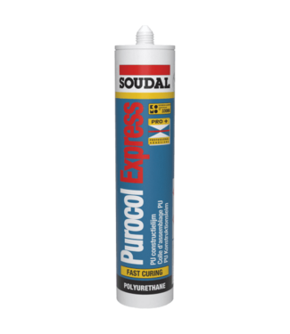 Soudal Soudal Purocol Express Montagekit Transparant 310ml