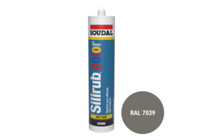 Soudal Silirub Color Siliconenkit RAL 7039 300ml