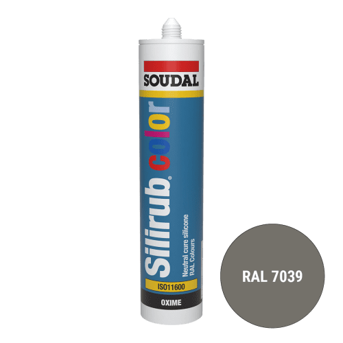Soudal Silirub Color Siliconenkit RAL 7039 300ml