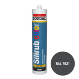 Soudal Silirub Color Siliconenkit RAL 7021 300ml