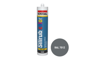 Soudal Silirub Color Siliconenkit RAL 7012 300ml