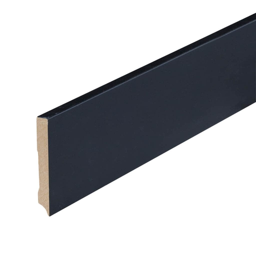 Co-pro gelakte plint amsterdam zwart 70x15mm