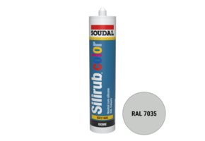 Soudal Silirub Color Siliconenkit RAL 7035 300ml
