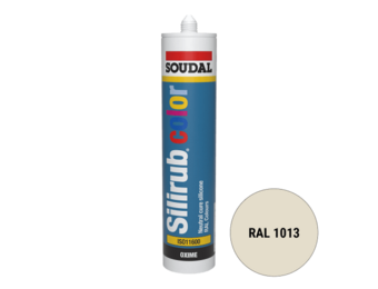Soudal Silirub Color Siliconenkit RAL 1013 300ml