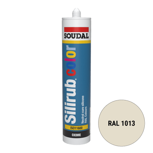 Soudal Silirub Color Siliconenkit RAL 1013 300ml