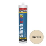 Soudal Silirub Color Siliconenkit RAL 1015 300ml