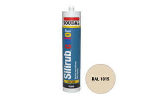 Soudal Silirub Color Siliconenkit RAL 1015 300ml