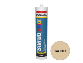 Soudal Silirub Color Siliconenkit RAL 1014 300ml