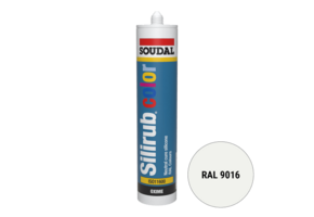 Soudal Silirub Color Siliconenkit RAL 9016 300ml