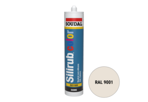 Soudal Silirub Color Siliconenkit RAL 9001 300ml