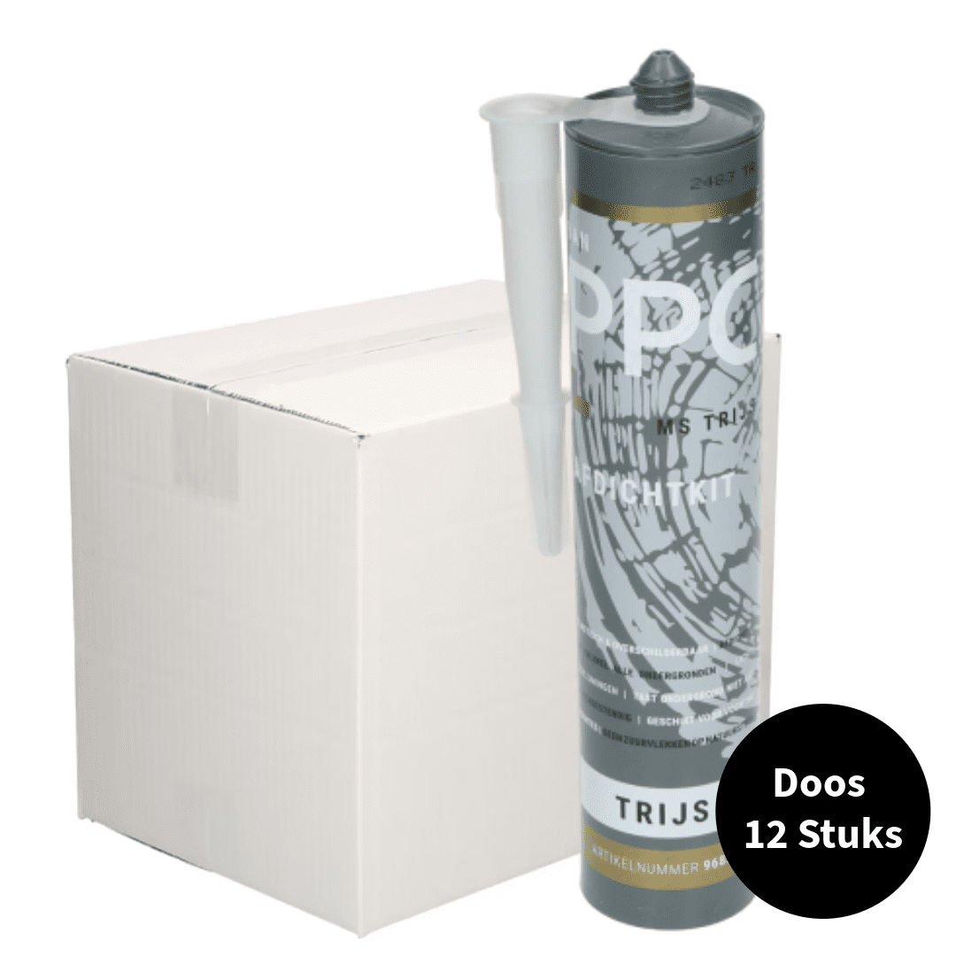 MS Afdichtkit trijs - overschilderbaar 290 ml ds. 12 stuks