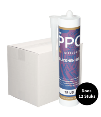 PPC Siliconenkit Trijs 300ml ds.12 stuks